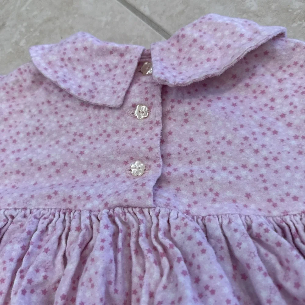 Girls Nightgown Cottage Core Pink Floral Lace Size L?(10/12) Grany Prairie Fairy